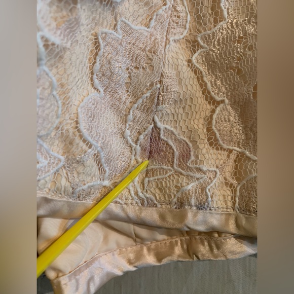 VTG Barbara Chodos For Michael Marcella Size 6 Pink Floral Lace 2pc Skirt Set - Picture 11 of 15